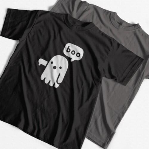 COOLMIND QI0228A casual short sleeve boo printed lovely men Tshirt summer style style loose 100% cotton T-shirt men tees shirt