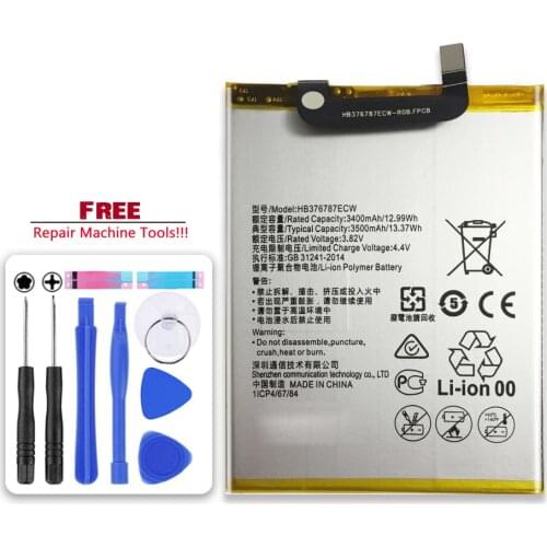 For HUAWEI Honor V8 Battery HB376787ECW For Hua wei Honor V8 HonorV8 for Batteria GB/T18287-2013 T18287 2013