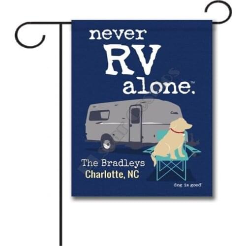 Garden Outdoor Flag Camping Personalized Campers 3D Full Printed Garden Flags Hanging House Decoration Double-sided Printing 01