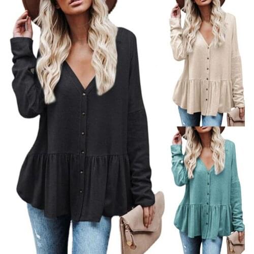 Women Fashion Casual Cardigan Solid Color Irregular Hem Autumn Winter Single-breasted Sleeve Ruffles Coat Streetwear Office