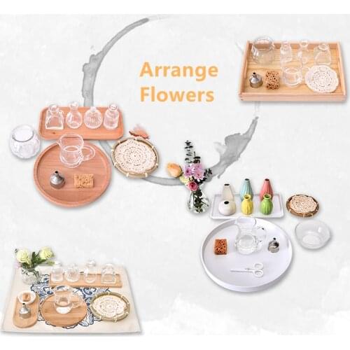 Montessori Materials Arrange Flowers Working for Homeschooling IC/ CASA Classroom Educational Equipment Life Skill Learning Tool