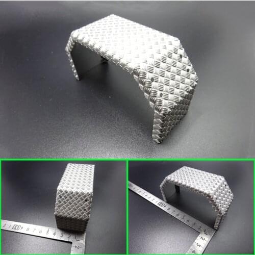 Metal Front Wheel Fender for 1/14 Tamiya RC Truck Trailer Tipper Scania MAN Benz Actros Volvo Car Diy Parts