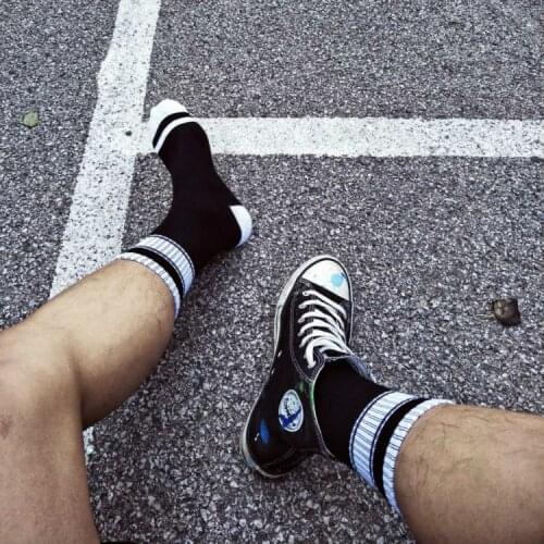 Mens Socks Fashion White Cotton Socks Unisex Outdoor Exercise Protection Socksl Long Socks Tube Socks Sexy White Socks