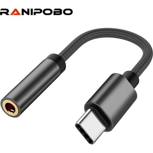 USB Type C to 3.5mm jack Earphone Adapter AUX Audio Cable Earphone Convertor Male To Female Jack Cable Connector For Samsung S9