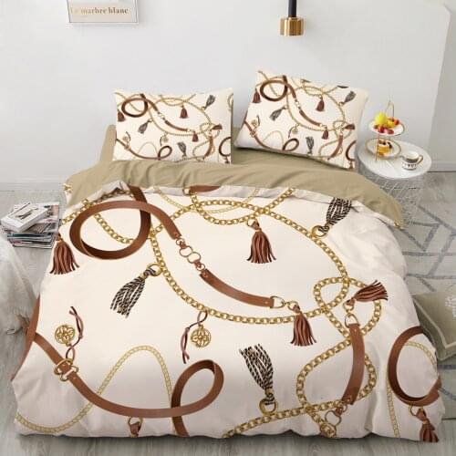 Luxury 3D Bedding set Europe Queen King Double Duvet cover set Bed linen Comfortable Blanket/Quilt cover Bed Set pale brown