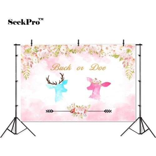 Thin vinyl birthday deer flowers arrow baby shower children photo Backgrounds Professional indoor Photographic studio Backdrops