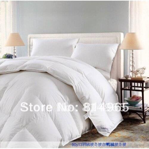 HIGH QUALITY QUEEN 210X210CM OR MAKE ANY SIZE 95% EUROPEAN DUCK DOWN 350GSM QUILT DOONA COMFORTER - 6 BLANKET WARM