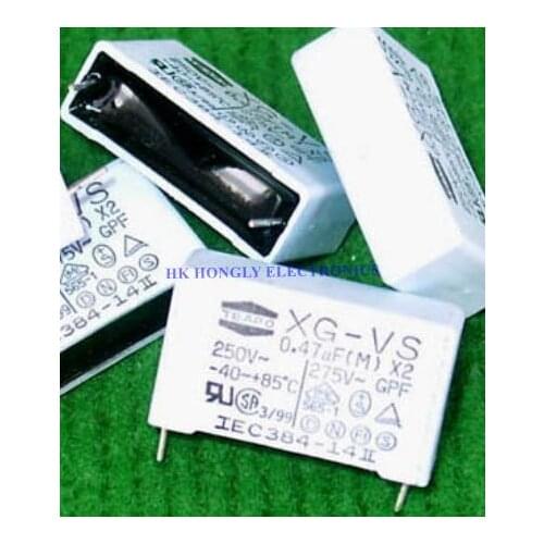 10PCS 0.47UF 250V 275VAC P=27.5MM FILM CAPACITOR
