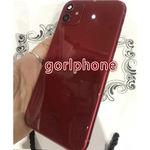 2020 Perfect Quality Gold Chassis Rear Door for phone xr colored style Battery Door Housing with for phone 11 style