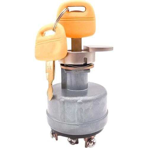Excavator Accessories Electric door lock Key ignition switch for KOBELCO SK60/120/200-3/5/6