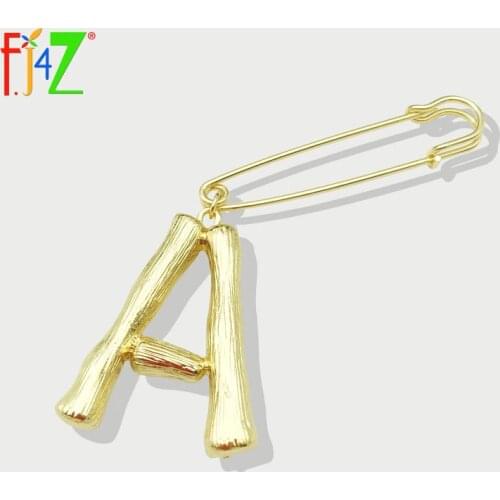 Броши буква на одежду F.J4Z China At AliExpress