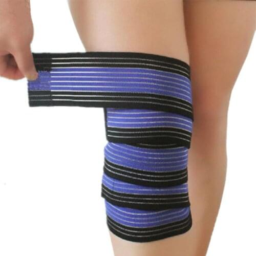 Hot Elastic Bandage Compression Knee Support Sports Strap Knee Protector Bands Ankle Leg Elbow Wrist Calf Brace Safety