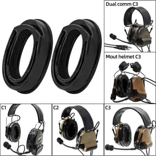 COMTAC I II III Sightlines Gel Ear Pads Peltor Comtac Series Tactical Pickup Noise Reduction Headphones Replacement Earmuffs