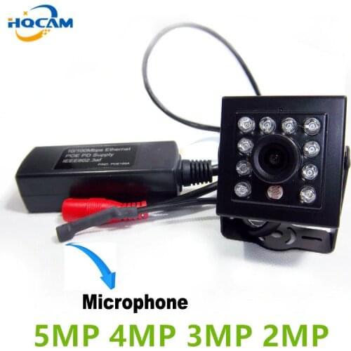 HQCAM PoE IP Camera 5MP HD 5MP 4MP 3MP 2MP Onvif indoor Infrared 6m Night Vision Security Video Surveillance webcam Xmeye APP