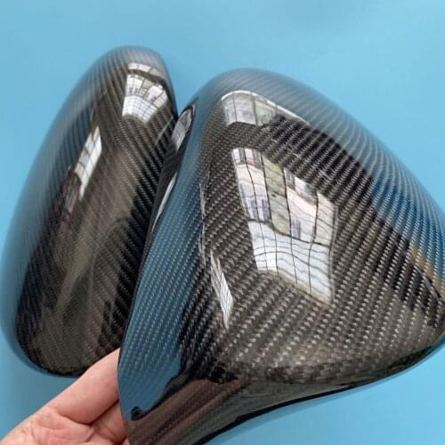 LHD Full Real Carbon Fiber Rear View Mirror Shell Cap for Lexus IS RC 200t 300 350 RC F SPORT Car Decoration Side Mirror Cover