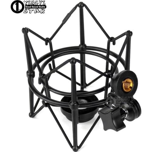 Metal Spider Microphone Shock Mount Mic Stand Shockproof For CAD E300S 77MM TRION 7000 8000 MK 4 8 MK4 MK8 Studio Recorder Sing