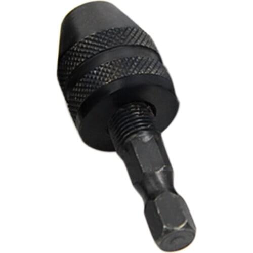 0.3/3.6mm Carbon Steel Multifunction black Keyless Quick Change Hex Shank Adapter Twist Drill Bit Chuck for electric grinders