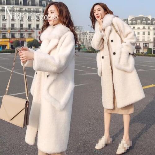 Faux Fur Coat Plush Overcoat Female Fleece Teddy Jacket Casual Coats