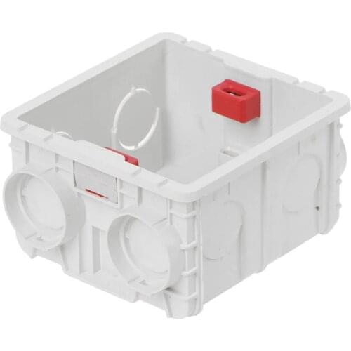 86-Type PVC Junction Box Wall Mount Cassette For Switch Socket Base