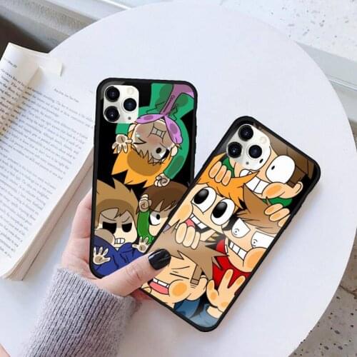 USAKPGRT Animation Eddsworld Phone Case Rubber for iPhone 11 pro XS MAX 8 7 6 6S Plus X 5S SE 2020 XR case