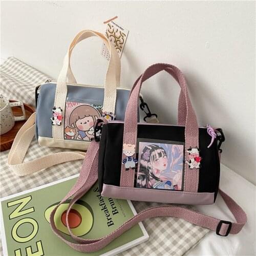 Ladies Totes Shoulder Bag Women Cotton Shopping Women Eco Reusable Shopper Bags Canvas messenger Bag