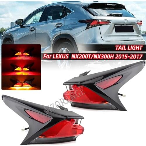 MZORANG LED Rear Tail Light For Lexus NX 200t NX 300h 2015 2016 2017 Turn Signal Driving Brake Light Stop Lamp car products
