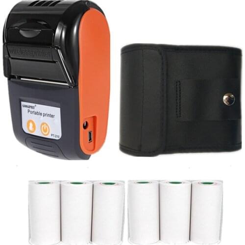 GOOJPRT Bluetooth Thermal Printer Mini Portable Receipt Printer Small for Mobile Phone Ipad Android / iOS Christmas Gifts Stroes