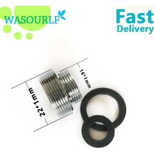 WASOURLF outer adapter M16 male external thread transfer M22 male connector bathroom kitchen brass material faucet accessories
