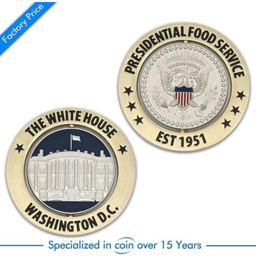 Custom Gold Souvenir Challenge Coin for Promotion Gift cheap custom silver coins with gold