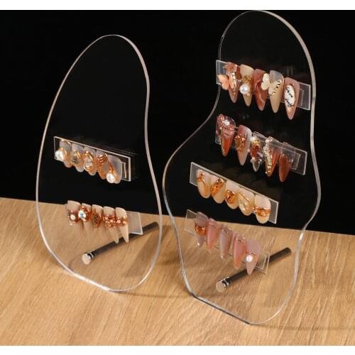 1PCS Japanese Special-Shaped Acrylic Photo Props Nail Art Polish Display Palette Nail Art Display Board