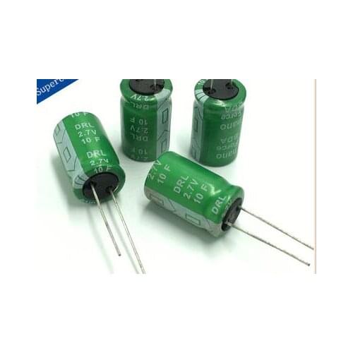 50PCS super FARAD 2.7V10F 12.5*20mm 10f2.7v