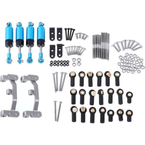 Aluminum Shock Absorber & Metal Link Set for WPL 1/16 RC Truck Spare Part