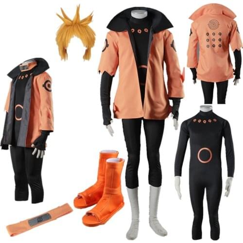 Naruto Uzumaki Naruto Rikudou Sennin Model Cosplay Costume Halloween