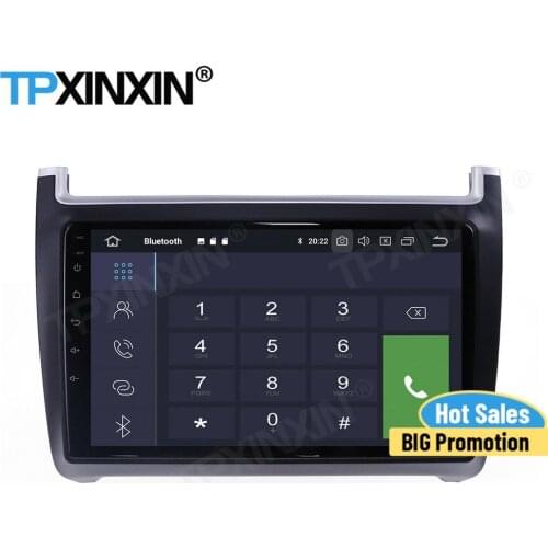 Car Radio Stereo Receiver Android 10 For Volkswagen polo 2008 2009 2010 2011 2012 2013 2014 2015 GPS Player Auto Audio Head Unit