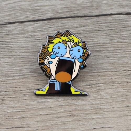 BG691 Funny Enamel Pins Cute Metal Cartoon Brooch Pin Men Women Fashion Jewelry Gift Anime Backpack Lapel Badge