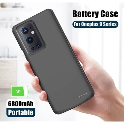 ZKFYS Battery Charger Cases For OnePlus 9 Pro External Battery Case 6800mAh Powerbank Charging Case For Oneplus 9R Battery Cover