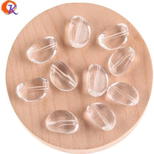 Cordial Design 15x22mm 240Pcs Acrylic Beads/Hand Made/Irregular Shape/Earring Findings/Jewelry Accessories/DIY Making/Clear Bead