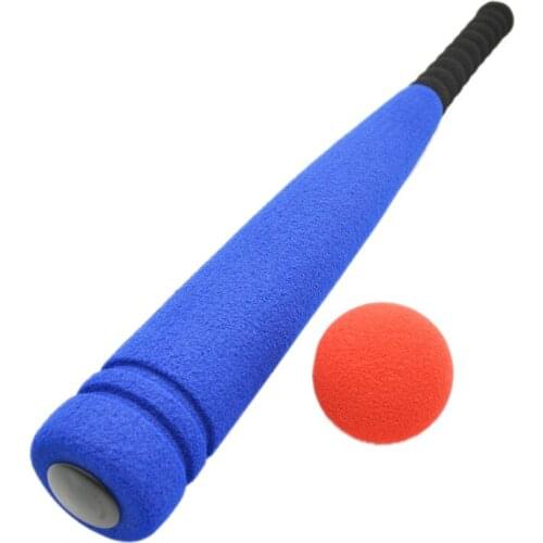 ELOS-Kids Baseball Toy Rubber Foam Baseball with Rubber Ball Kindergarten Soft Safety Training Childrens Parent Child Sports