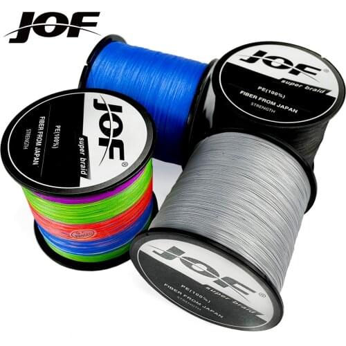 JOF 8 Braid Fishing line 18-96LB 300M 8 Strands Braid Fishing line Multifilament Fishing Wire Carp Fishing