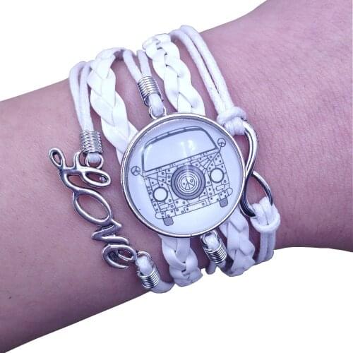 Mdogm Men's Leather Bracelets