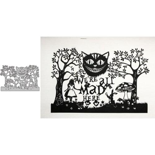 Metal Cutting Dies Forest for DIY Scrapbooking Album Paper Cards Decorative Crafts Embossing Die Cuts