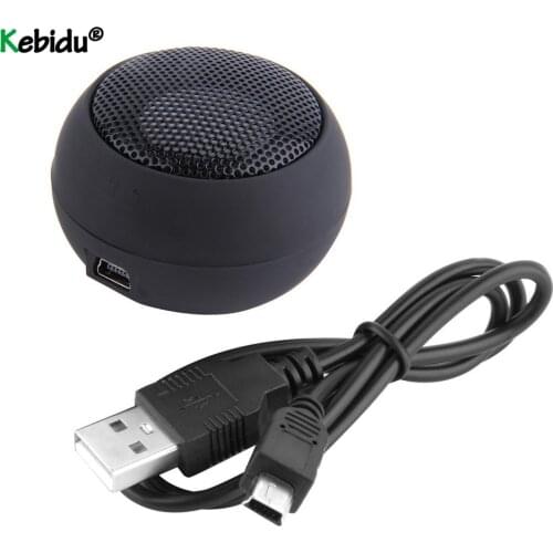 3.5mm Jack Mini Speakers Music Player Stereo Hamburg Type Tet_scopic Plug-in Audio Speaker For Samsung Phone PC Portable