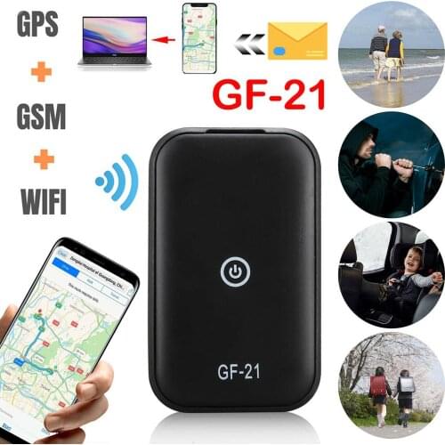 Mini GF21 GPS Real Time Car Tracker Anti-Lost Device Voice Control Recording Locator High-definition Microphone WIFI+LBS+GPS Pos