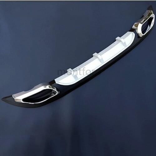 MONTFORD For Chevrolet Cruze 2017 ABS Plastic Rear Spoiler Diffuser Bumper Guard Protector Skid Plate Cover Car Styling 1Pcs