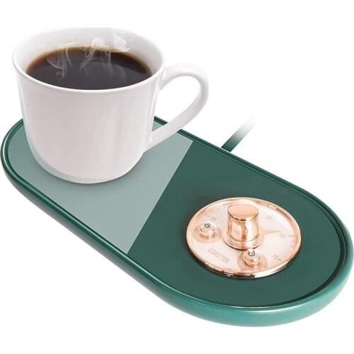 Coffee Mug Warmer Adjustable Temperature Smart Coffee Plate for Office Home Desk with Automatic Shut Off and On