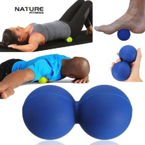 Nature Fitness Peanut Massage Ball Mobility Peanut Ball Lacrosse Ball Muscle Roller Ball