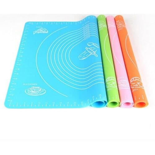 Non-slip Silicone Pastry Mat, Large 20''By 15.7'' for Non Stick Baking Mats, Table Countertop Placemats, Dough Rolling Mat