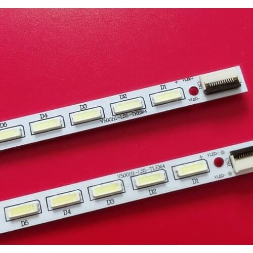 New 2 PCS LED strip for LE50D8800 V500HJ1-LE1 V500H1-LS5-TLEM6 V500H1-LS5-TREM6 V500H1-LS5-TLEM4 V500H1-LS5-TREM4 E117098