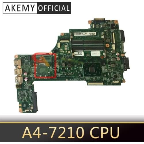 Original A000390300 DA0BLTMB8F0 laptop motherboard For toshiba satellite C55DT C55DT-C A4-7210 1.8Ghz CPU Mainboard Full Tested