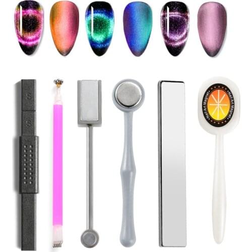 Mtssii Strong Magnetic Nail Stick 3D Cat Eye Effect Magnet for UV Painting Gel Nail Polish UV Lamp for Gel Varnish Fast Shipping